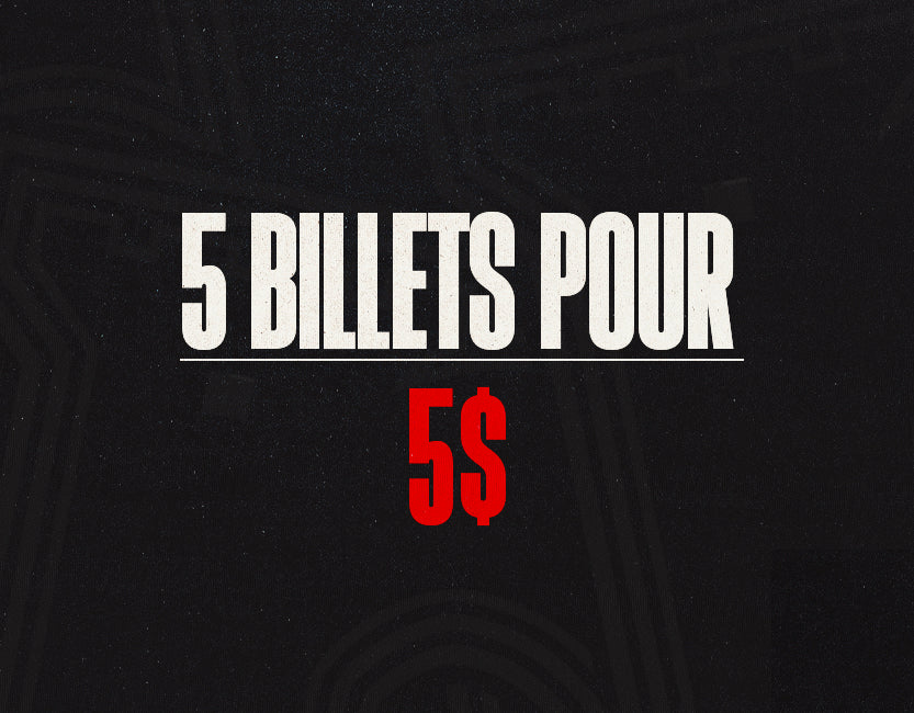 5 pour 5 $